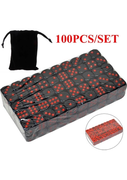 S0008-B3 Stili Redblack Zar Seti Akrilik Dicedes Içme Zar Kumar Komik Bar Pub Masa Oyunları Zar Kadife Çanta Hediyeler ile (Yurt Dışından) fiyatları