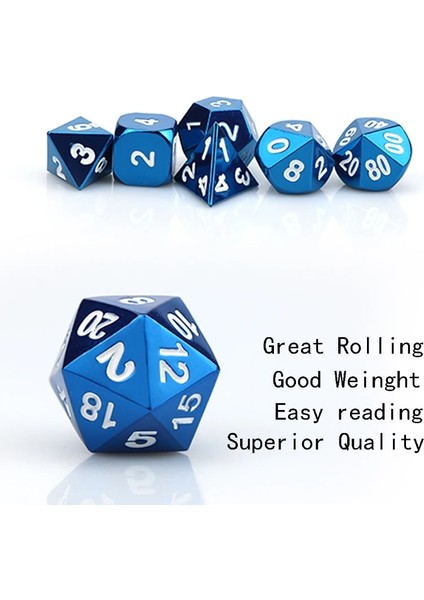 Tp8 Stili Dnd Zar Seti Rpg Zar Tahtası Oyunu Zar Için Zindan ve Ejderha Zar Çokyüzlü Metal Zar Dijital Dişli D&d Zar Hediye Zar (Yurt Dışından) fiyatları