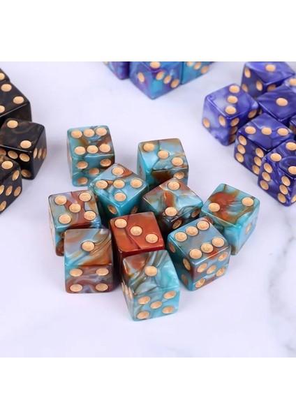 No.7 Tarzı Et Sayı 16 Kare Çokyüzlü Zar Boncuk Sayı Kadran Masaüstü Masa Oyunu (Yurt Dışından) fırsatları