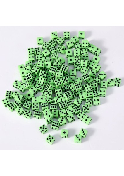 Beyaz Stil Çok Zar Renkleri Plastik Beyaz Oyun Zarı Standart Altı Taraflı Karar Veren Doğum Günü Partileri Masa Oyunu (Yurt Dışından) indirimleri