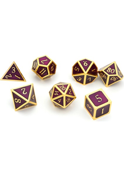 NO.324 Tarzı Dragon Font Etal Zar Çinko Alaşım Dnd Rpg Matematik Öğretimi Için Siyah Kılıflı D4 D6 D8 D10 D12 D20 (Yurt Dışından) indirimleri