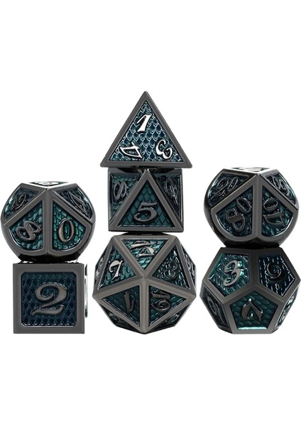 B Tarzı Et Metal Zar Seti Rpg Mtg Dnd Metal Çokyüzlü Zar Rol Yapma Oyunları (Yurt Dışından) fırsatları