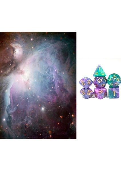A05 Stili Super Universe Galaxy Zar Seti Dnd Masa Üstü D4-D20 Rpg En Iyi Giftolors (Yurt Dışından) fırsatları