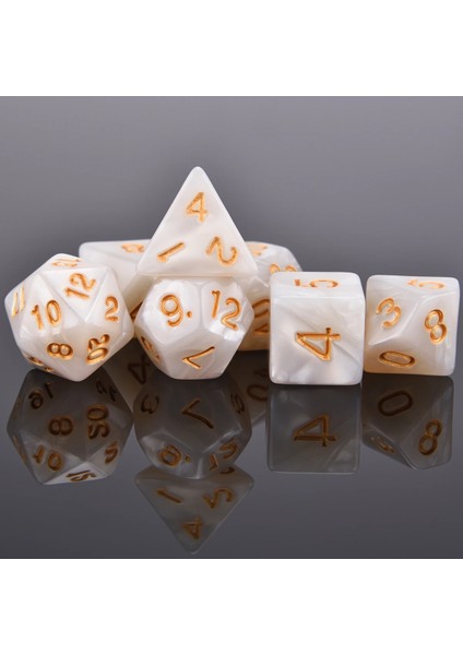 Kırmızı A Stili Pearl Swirl Çokyüzlü 7-Die Dnd Zar Seti D4 D6 D8 D10 D% D12 D20 Trpg Zar Oyunu Meraklıları Için (Yurt Dışından) indirimleri