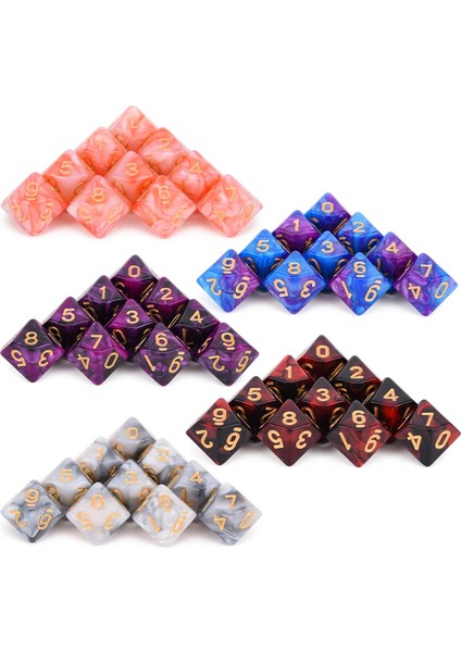 H Tarzı Masa Üstü Rpg World Of Darkness Vampire Için Ipli Çantalı D10 Taraflı Çokyüzlü Zar (Yurt Dışından) fırsatları