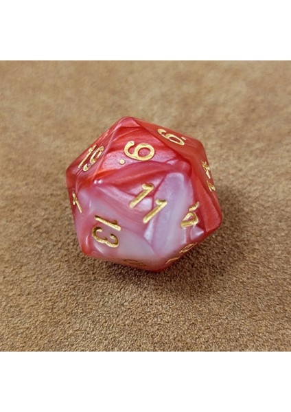 Kumral Tarzı Rollooo Zar Iki Tonlu D20 Rpg Zar Zengin Renkler D20 Zar For Rpg Dungeons & Dragon 20 Faces Games Dices (Yurt Dışından)
