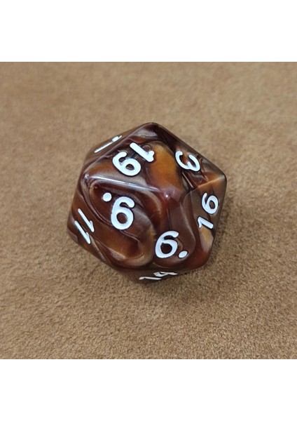Kumral Tarzı Rollooo Zar Iki Tonlu D20 Rpg Zar Zengin Renkler D20 Zar For Rpg Dungeons & Dragon 20 Faces Games Dices (Yurt Dışından)