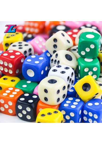 Siyah Stil 8 Renk 14 * 14 * 14MM Casino D6 Standart Noktalı Zar, Kumar Kulübü Bar Oyuncakları Içmek, Eğlence Için Yenilik Küpleri (Yurt Dışından)