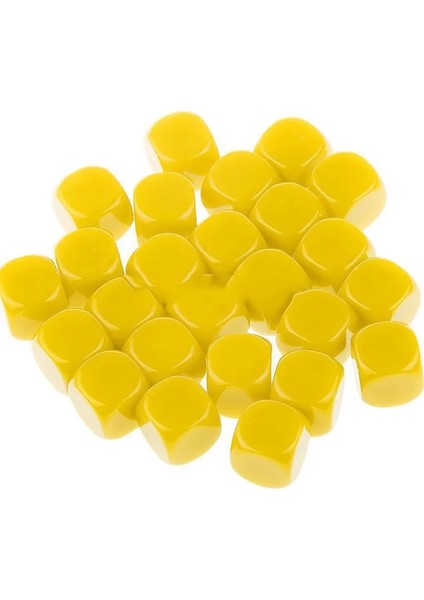 Sarı Stil Lot Filetolu Köşe Boş Zar Dıy Puzzle Oyunu 6 Taraflı Renkli Zar Komik Oyun Aksesuarı 16MM (Yurt Dışından) fırsatları