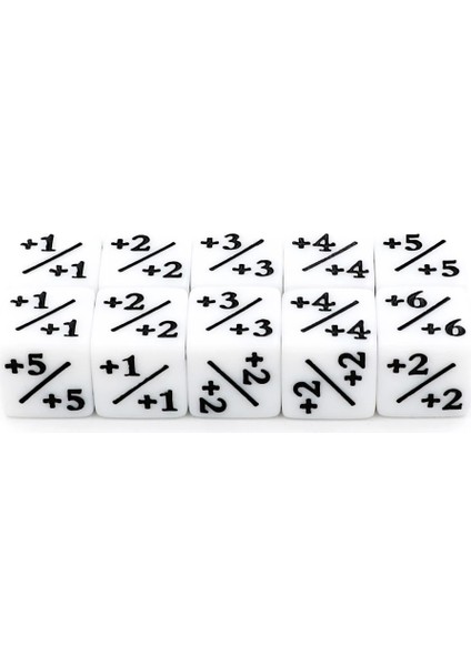 Beyaz Stil Ack Yeni Dijital Zar Kare Köşe D6 Toplama Çıkarma + - Sayı Matematiksel Sembol Öğretimi Sayısal Küpler (Yurt Dışından)