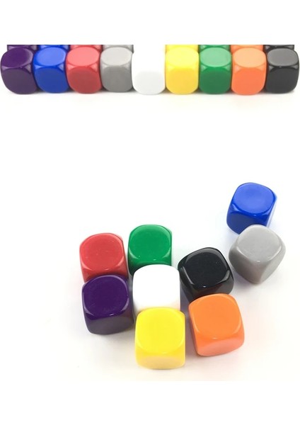 5 Gri Stil 5 Adet Zar 9 Renk Yuvarlak Köşe Akrilik Altıyüzlü Boş Zar Yazabilir Renk Ücretsiz Yaratıcılık Ilginç Dıy Zar Seti (Yurt Dışından) fırsatları