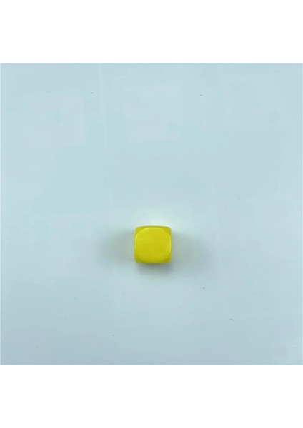 Sarı Stil Lot Zar Yuvarlak Köşe Boardgame Akrilik Altıyüzlü Boş Zar Renk Ücretsiz Yaratıcılık Yazabilir Ilginç Dıy Zar (Yurt Dışından)