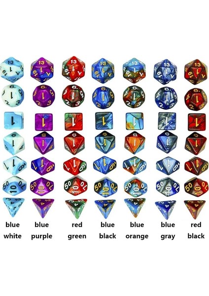 4 Kahverengi Siyah Stil Et Rpg Için Dikromatik Zar Dnd Masa Oyunları D&d Oyunları Zar D4-D20 Masa Oyunu Aksesuarları (Yurt Dışından) fırsatları