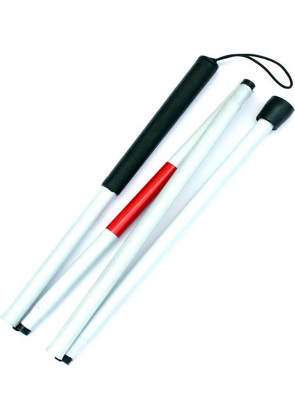 Beyaz Stil Katlanır Kör Kılavuz Çubuk Görme Engelli Koltuk Değneği Baston Kör Baston Yürüteç Alüminyum Kolay Katlanır (Yurt Dışından) fiyatları