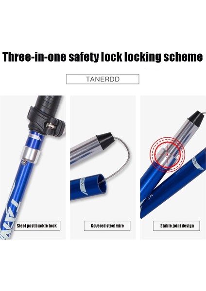 Kısa Kırmızı Stil Mountainskin Yeni Ayarlanabilir Yürüyüş Direği Alüminyum Alaşımlı Katlanır Ultra-Hafif Ultrashort Teleskopik Dış Mekan El Tipi Çubuk VK187 (Yurt Dışından) modelleri