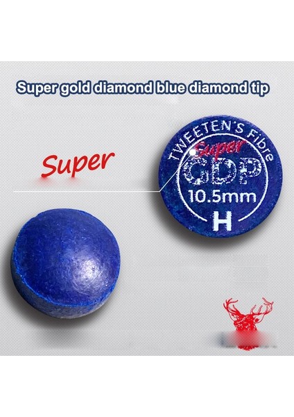 11 mm Y Stili Güvenlik Işareti Olarak Otantik Amerikan Mavi Elmas Logolu Süper Altın Pırlanta Mavi Ipuçları Mükemmel Ipuçları Bilardo Aksesuarları (Yurt Dışından) fırsatları