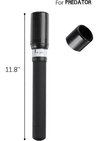 11.8 Inç Bir Stil Predator Pool Cue Veya Snooker Için Karbon Fiber Bilardo Uzatma Masif Ahşap Dayanıklı Kaymaz Cue Uzatma Bilardo Aksesuarları (Yurt Dışından)