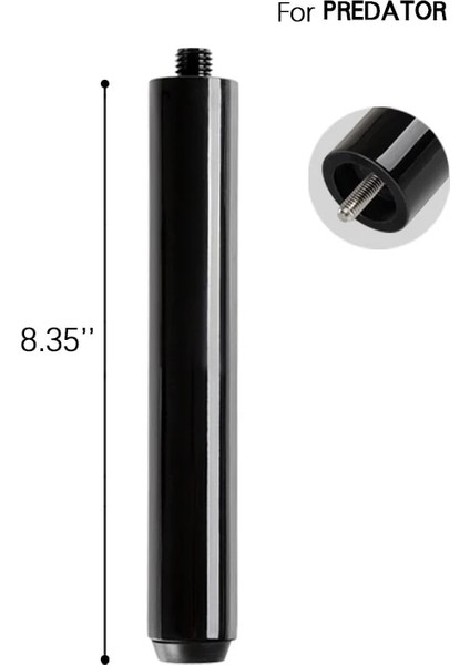 11.8 Inç Bir Stil Predator Pool Cue Veya Snooker Için Karbon Fiber Bilardo Uzatma Masif Ahşap Dayanıklı Kaymaz Cue Uzatma Bilardo Aksesuarları (Yurt Dışından) fiyatları