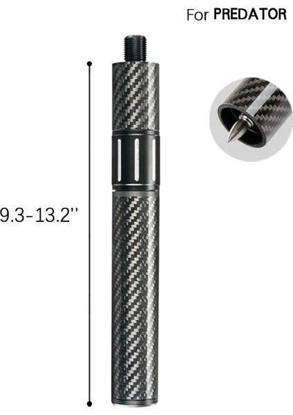 11.8 Inç Bir Stil Predator Pool Cue Veya Snooker Için Karbon Fiber Bilardo Uzatma Masif Ahşap Dayanıklı Kaymaz Cue Uzatma Bilardo Aksesuarları (Yurt Dışından) modelleri