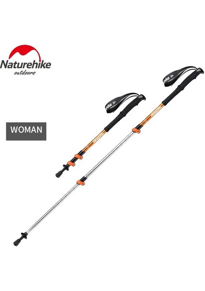 Chaoduo Shop 135CM Yeşil Stil Naturehike Alüminyum Yürüyüş Trekking Direkleri Kamp Nordic Baston Teleskop Bastonları Trekking Carbono Eva Köpük Kolu (Yurt Dışından)