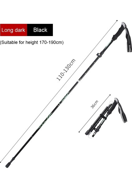 Kısa Açık Mavi Stil 5 Parçalı Baston Ultra Hafif Portble Açık Kat Trekking Direkleri Ayarlanabilir Anti Şok Teleskopik Kamp Yürüyüş Sopası (Yurt Dışından) fırsatları