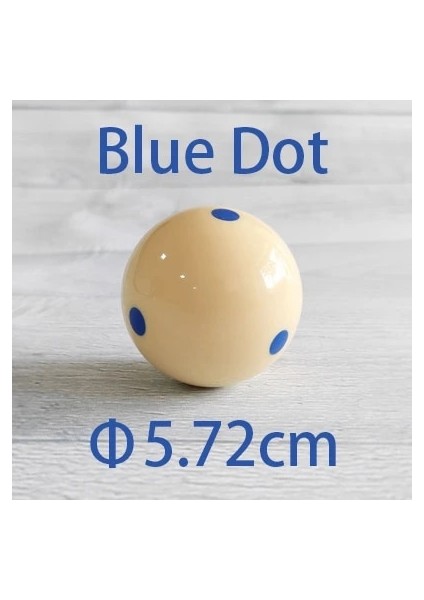 Mavi Nokta 5,72 cm Stili Bilardo Cueball Snooker Antrenman Topları cm Snk Havuz Antrenman Topu 1 Adet (Yurt Dışından)