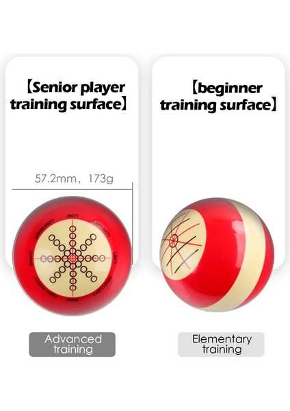 Siyah 8 Tarzı Standart Eğitim Isteka Topu Bilardo Snoonker Siyah 8 Karambol Topu Reçine Malzemesi Kırmızı Beyaz Çift Taraflı Tasarım Topu Antrenman Takımı (Yurt Dışından) modelleri