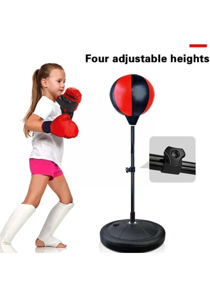 Çocuk Boks Eğitim Topu Ağır Stand cm Ayarlanabilir Dayanıklı Boks Torbası Hız Hedef Eğitimi (Yurt Dışından) fiyatları