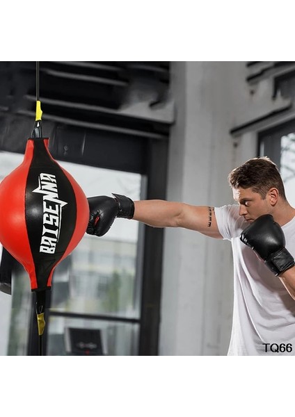 Sarı Stil Boks Topu Armut Boks Torbası Şişme Refleks Hız Topları Fitness Eğitimi Çift Uçlu Boks Hız Topu (Yurt Dışından) fırsatları