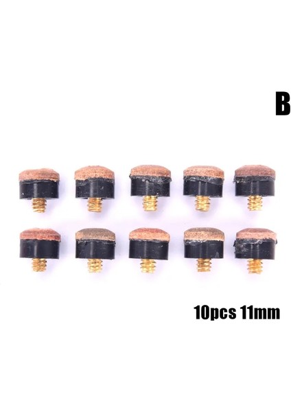 10 Adet 11MM Tarzı Bilardo Bilardo Bilardo Istakası ve Bilardo Isteka Yedek Parçaları Için mm Vidalı Isteka Ipuçları Snooker Aksesuarları Için Set Sopa (Yurt Dışından)