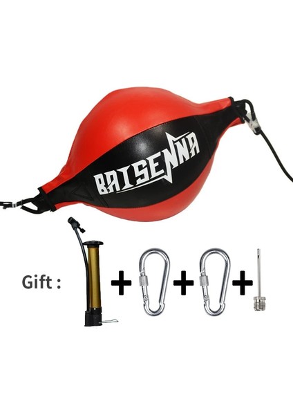Kutu Kırmızı Stili Pu Boks Topu Armut Boks Torbası Eğitimi Reaksiyon Hızı Hız Topları Muay Thai Punch Boxe Fitness Spor Ekipmanları Eğitimi (Yurt Dışından) fırsatları