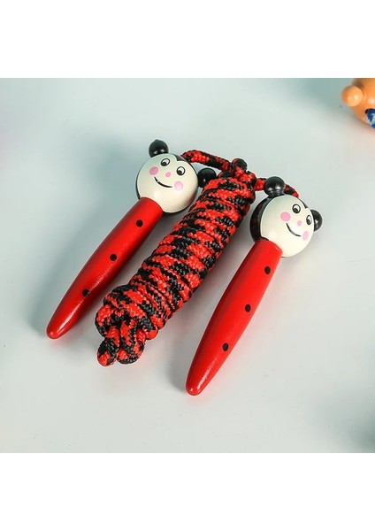 Fare Stili 2m 10COLORS Çocuklar Atlama Ipleri Ahşap Saplı Spor Vücut Geliştirme Fitness Güzel Karikatür Ip Atlama Ipleri (Yurt Dışından) fırsatları