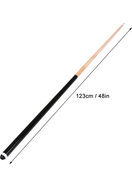 Tip 2 Stili Kamp 2 Parça Ahşap Havuz Bilardo Istakası 48IN Junior Çocuk Bilardo Şaft Eğlence Snooker Bilardo Aleti Havuz Bilardo Istakası (Yurt Dışından)