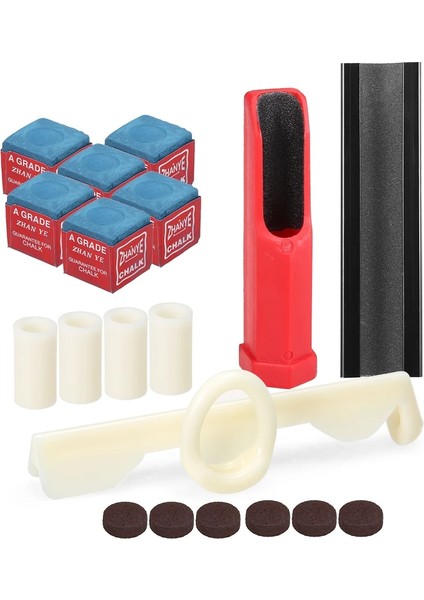 Çok Renkli Stil 20-In-1 Bilardo Tamir Takımı Istaka Ucu Onarım Aracı Bilardo Tebeşir Havuz Istaka Ipuçları Cue Çubuğu Yüksükler Cue Ucu Kelepçe Düzeltici Dahil (Yurt Dışından) fiyatları