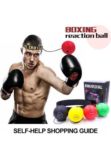 4 Adet Top Tarzı Boks Topu Refleks Hız Yükseltme Tepki Kuvveti El Göz Eğitimi Stres Spor Salonu Boks Spor Egzersiz Fitness Bina Yeni Yükseltme (Yurt Dışından) fiyatları
