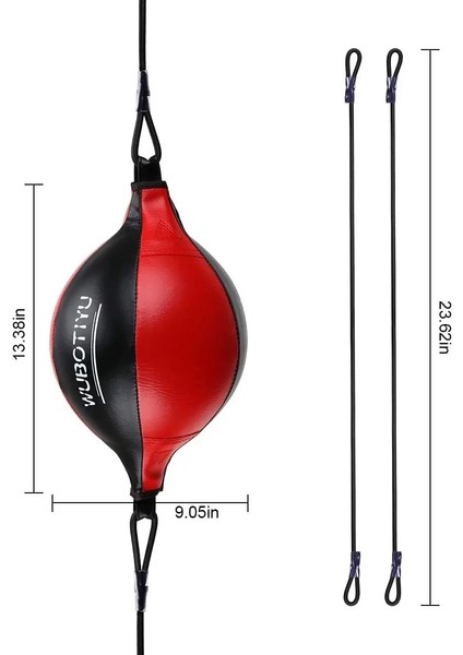 Siyah Kırmızı Stil Boks Topu Pu Armut Boks Torbası Refleks Hız Topları Muay Thai Punch Boxe Mma Fitness Spor Ekipmanları Eğitim Yetişkinler Şişme (Yurt Dışından)