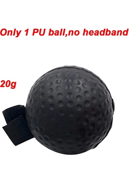 Sadece 20G Siyah Top Stili Boks Refleks Hız Yumruk Topu Sanda Boxer Yükseltme Reaksiyon Kuvveti El Göz Eğitim Seti Stres Spor Salonu Boks Muay Thai Egzersiz (Yurt Dışından)