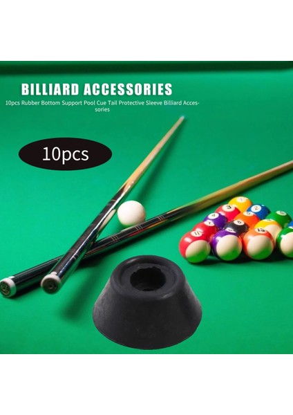 Siyah Stil Et Kauçuk Havuz Istaka Ucu Bilardo Alt Kutup Kuyruk Koruyucu Kapak Kol Snooker Kulübü Parçaları Için (Yurt Dışından) fiyatları