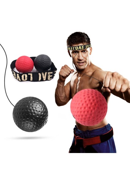 1 80G Lastik Top Stili Boks Refleks Hız Yumruk Topu Sanda Boksör Yükseltme Reaksiyon Kuvveti El Göz Eğitim Seti Stres Spor Salonu Boks Muay Thai Egzersiz Zxh (Yurt Dışından) fırsatları