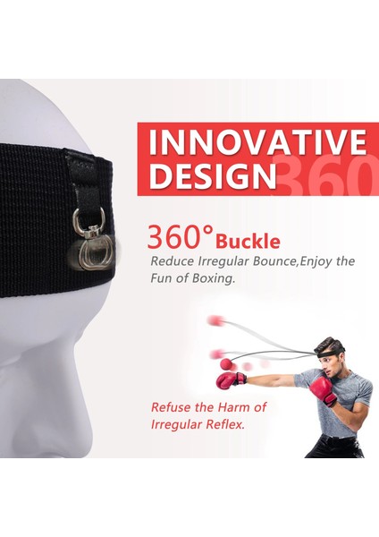 Beyaz Stil Boks Refleks Top Seti Boks Aleti Delme Topu Çocuklar ve Yetişkinler Için Refleks Odak ve El-Göz Koordinasyon Eğitimi Için Harika (Yurt Dışından) fırsatları