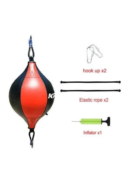 No.1 Tarzı Boks Topu Boks Torbası Şişme Refleks Hız Topları Fitness Eğitimi Speedball Kancalı Pompa ile Stres Reaksiyon Fitness Rahatlatmak (Yurt Dışından)