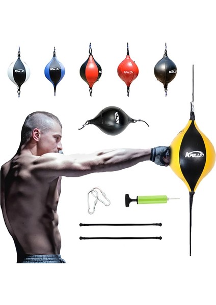 No.1 Tarzı Boks Topu Boks Torbası Şişme Refleks Hız Topları Fitness Eğitimi Speedball Kancalı Pompa ile Stres Reaksiyon Fitness Rahatlatmak (Yurt Dışından) fiyatları