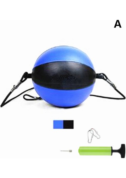 Mavi Stil Boks Topu Boks Torbası Boks Hızı Eğitimi Asılı Top Şişme Refleks Hız Topları Fitness Aksesuarları (Yurt Dışından)