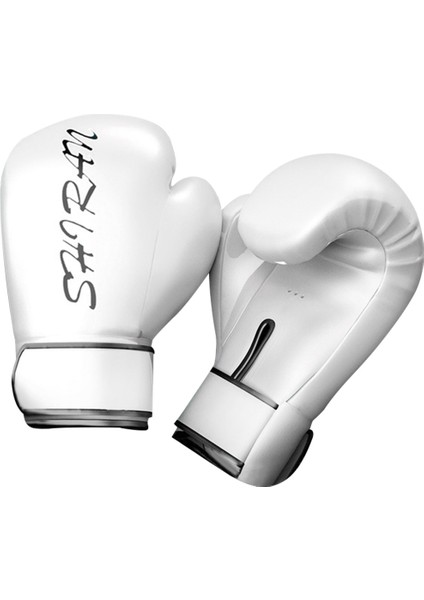Siyah 8oz Tarzı Kadın Erkek Pu Deri Spor Dövüş Sanatları Çocuklar Boks Eldivenleri Dayanıklı Spor Salonu Ekipmanları Yastıklı Yetişkin Vücut Eğitimi Hediye 8oz 10OZ (Yurt Dışından)