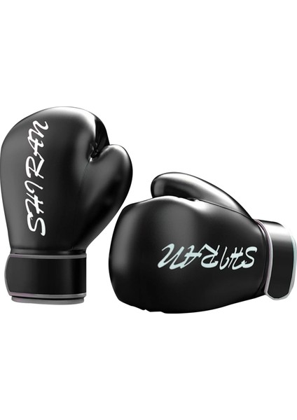 Siyah 8oz Tarzı Kadın Erkek Pu Deri Spor Dövüş Sanatları Çocuklar Boks Eldivenleri Dayanıklı Spor Salonu Ekipmanları Yastıklı Yetişkin Vücut Eğitimi Hediye 8oz 10OZ (Yurt Dışından)