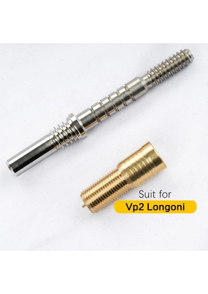 Vp2 Stili Pool Cue Joint Mezz Wavy Uni Loc **11 Joint Bilardo Isteka Sopası Joint Paslanmaz Çelik Bilardo Aksesuarları (Yurt Dışından)