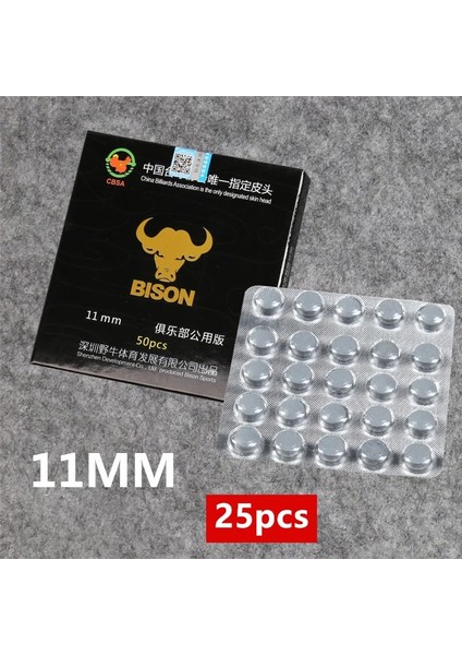 11MM 25 Adet Tarzı S Beden Adet Havuz Cue Uçları mm Çap Smh Sertlik Uçları Bilardo Snooker Uçları (Yurt Dışından)