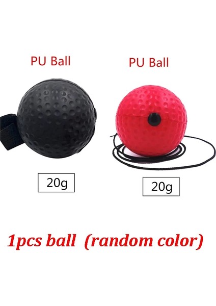 1 Pu 20G Top Rastgele Stil Boks Refleks Hız Yumruk Topu Sanda Boksör Yükseltme Reaksiyon Kuvveti El Göz Eğitim Seti Stres Spor Salonu Boks Muay Thai Egzersiz Zxh (Yurt Dışından)