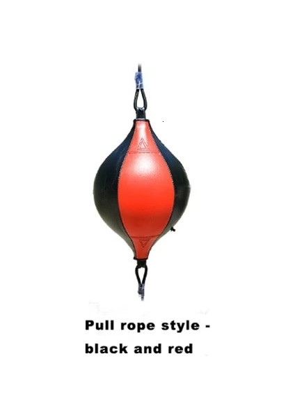 Çekme Halatı Siyah Kırmızı Stili Boks Topu Pu Boks Refleks Hız Topu Boks Armut Boks Torbası Muay Thai Punch Boxe Mma Eğitim Şişme Boxe Ball Boxbal (Yurt Dışından)