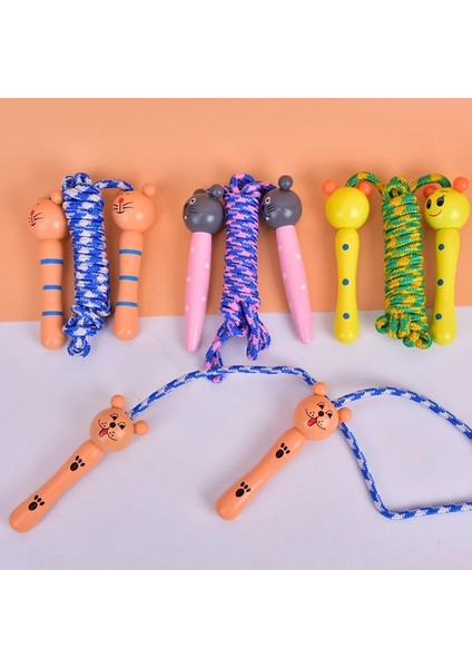 Kırmızı Stil 5 Stil Çocuklar Atlama Ipleri Ahşap Saplı Spor Vücut Geliştirme Fitness Güzel Karikatür Ip Atlama Ipleri Ahşap Saplı Renk Rastgele (Yurt Dışından) modelleri